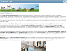 Tablet Screenshot of forum-generationen-zukunft.de